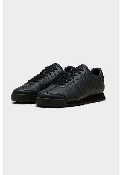 Puma Roma Beyaz Hakiki Deri Erkek Sneaker Siyah
