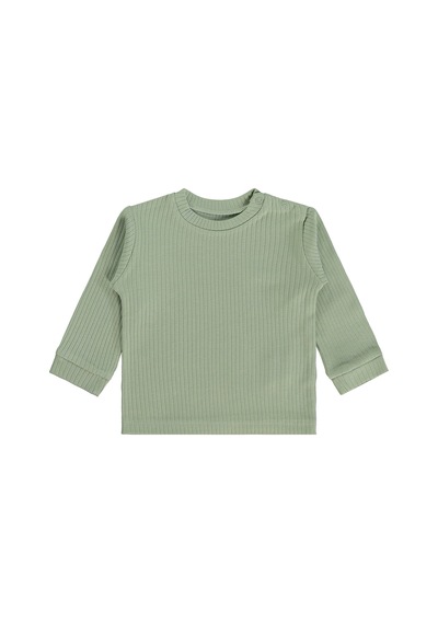 Minidamla Basic 3'lü Set 6-18 Ay Sweatshirt - Mavi Koyu Mavi