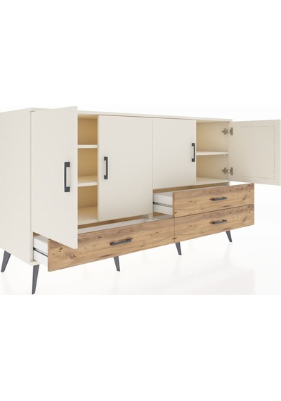 Hyperion Konsol 5 Raflı 3 Çekmeceli 4 Kapaklı 176x44x99 Aytaşı-ay Aytaşı-aytaşı/çam Hyperion Konsol 5 Raflı 3 Çekmeceli 4 Kapaklı 176x44x99 Aytaşı-ay Aytaşı-aytaşı/çam