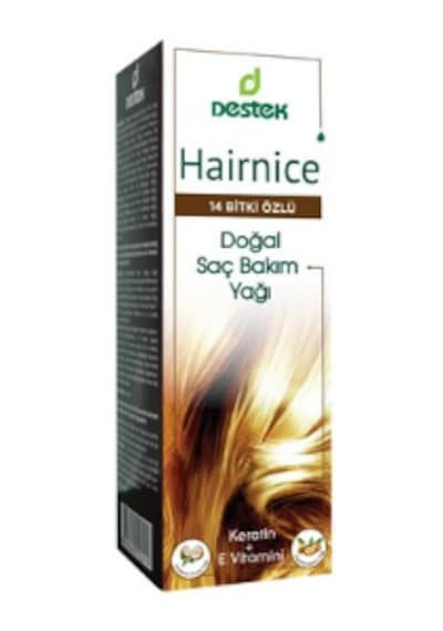 Destek Hairnice 14 Bitki Özlü Doğal Saç Bakım Yağı 150 ML