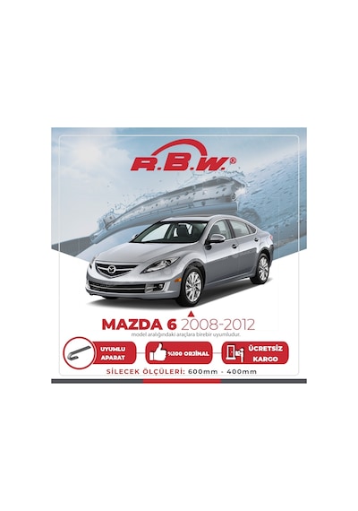 Rbw Mazda 6 2008 - 2012 Ön Muz Silecek Takımı