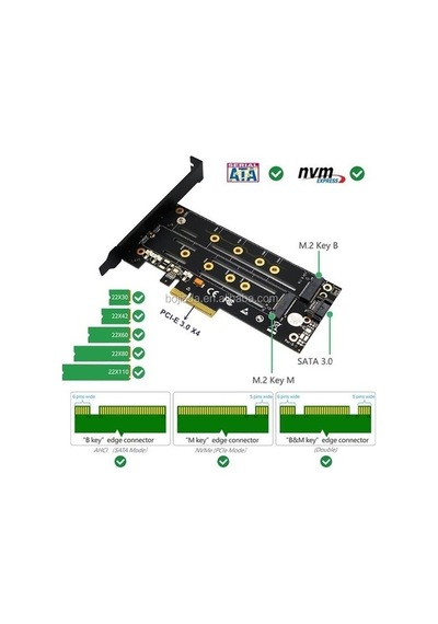 Pciexp 4x Nvme 4x Ngff Sata Çevirici Pci-exp 4x M2 Nvme Çevirici Ngff Sata Çevirici