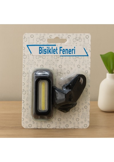 Pilli 4 Fonksiyonlu Bisiklet Feneri Renkli & Beyaz