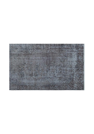 El Dokuması Vintage Yün-pamuk Gri Halı 25693 168 X 274 Cm