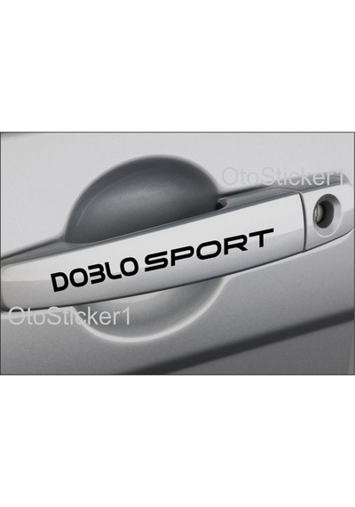 Fiat Doblo Sport Kapı Kolu - Sticker Set 8 Ad 13 1 Cm