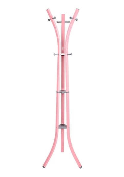 Perilla Metal Lobby 360 Ayaklı Portmanto Askılık Pembe 40 Cm 185 Cm Pembe