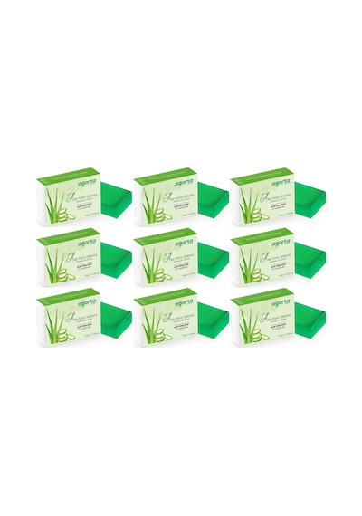 Agarta El Yapımı Doğal Sabun 150gr Aloe Vera 9 Lu Set