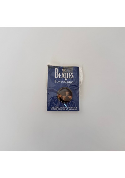 The Beatles Rozet Pinback Button Siyah 39889409