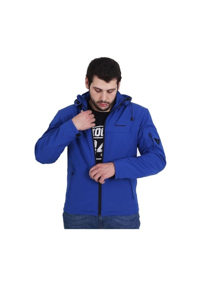Venom Motosiklet Montu Jaws Soft Shell Mavi Erkek Motorcu Mont