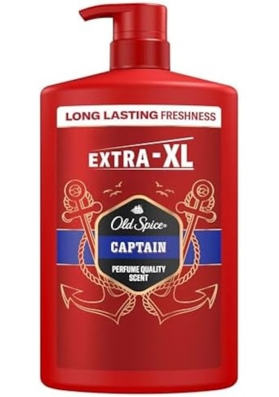 Old Spice Erkekler İçin Duş Jeli Ve Şampuan 1000 Ml Ekstra-xl Açık Mavi