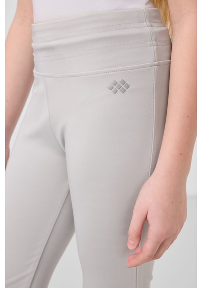 Tommylife Taş Esnek Standart Fit Basic Performans İspanyol Paça Kız Çocuk Tayt - 75193 Taş