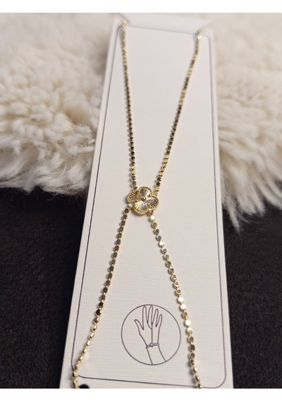 Stainless Steel Yonca Çelik Şahmeran Altın