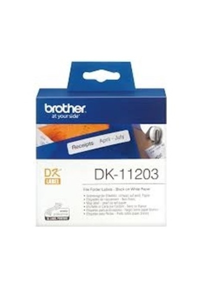 Brother P-Touch Dk-11203 Dosyalama Etiketi 17MM X 87MM Dk11203