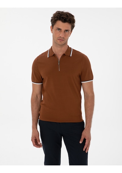Pierre Cardin Erkek Pas Kazak /triko 50315745-vr040 Açık Turuncu