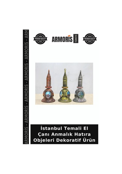 İstanbul Temali El Çanı Anmalık Hatıra Objeleri Dekoratif Ürün