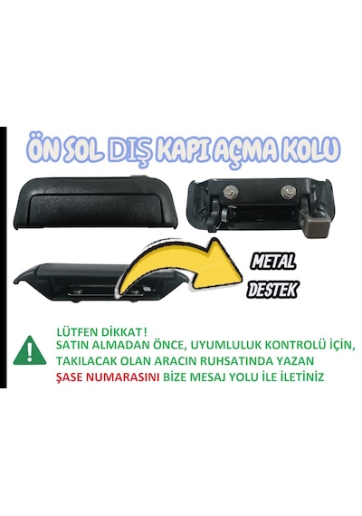 Mitsubishi L 300 L300 Sol Ön Dış Kapı Açma Kolu Metal Destekli Siyah Mitsubishi L200 Sol Ön Dış Kapı Açma Kolu Mitsubishi L 300 L300 Sol Ön Dış Kapı Açma Kolu Metal Destekli Siyah Mitsubishi L200 Sol Ön Dış Kapı Açma Kolu