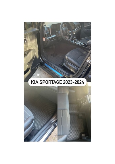 Kıa Sportage 2023-2024 Eva Akıllı Oto Paspas Siyah