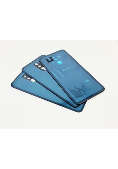 Tkgz Mate 20 Lite Arka Pil Batarya Kapağı (Kamera Lensli Cam) (508873727) Altın