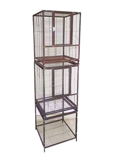Euro-gold - 680 - Büyük Papağan Kafesı 45cm X 48 Xm X 185 - Spt-gld - Cm 10073