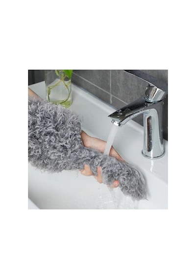 3 Başlıklı Teleskopik Mikrofiber Toz Alma Seti, 205 Cm Uzayan Sap