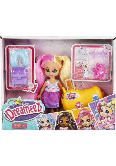 Mini Bebek Ve Aksesuarlı Seyahat Seti 12 Cm Bavullu Koleksiyonluk Figür