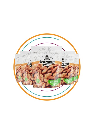 Astronut Badem İçi Çiğ 5 x 80 G