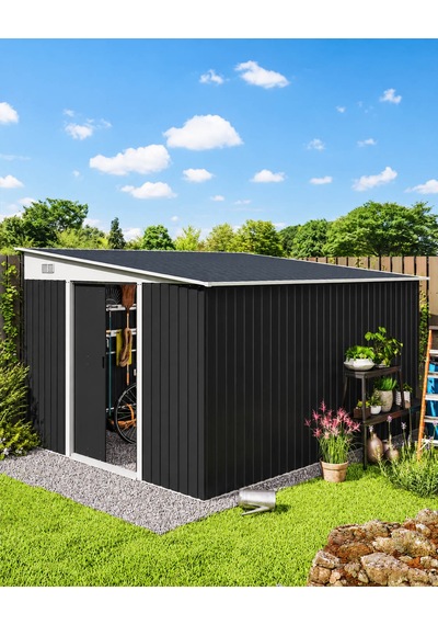 Garden Vault Metal Bahçe Depolama Kulübesi