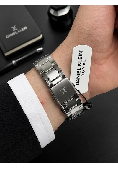 Daniel Klein Premium Çelik Kordon 2 Yıl Garantili 3 Atm Suya Dayanıklı Erkek Kol Saati Edk.r11095.4 Gümüş