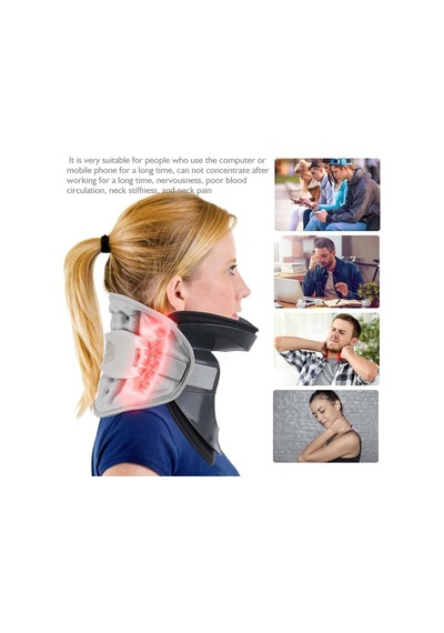 Elzey Boyun Çektirme Boyun Ağrısı Ve Omurga Basıncının Giderilmesi İçin Hava Yastığı Destekli Taşınabilir Ayarlanabilir Ergonomik Boyun Sedyesi Renk : B Elzey Boyun Çektirme Boyun Ağrısı Ve Omurga Basıncının Giderilmesi İçin Hava Yastığı Destekli Taşınabilir Ayarlanabilir Ergonomik Boyun Sedyesi Renk : B