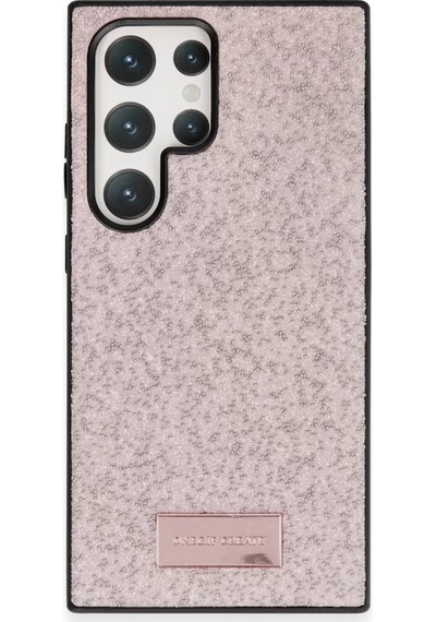 Onegif Samsung Uyumlu Galaxy S23 Ultra Bright Simli Kapak - Pembe/