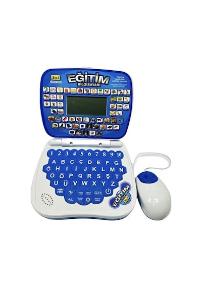 Oyuncak Laptop Eğitim Bilgisayarı Türkçe İngilizce Eğitici