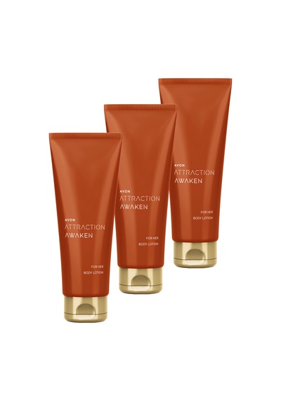 Avon Attraction Awaken Kadın Vücut Losyonu 3 x 125 ML