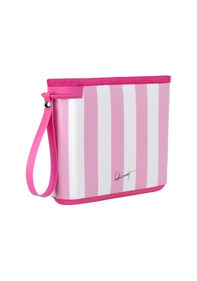 Makyaj Cantasi Ve Fonksiyonel Cok Amacli Cantasi Pembe Galb Leather