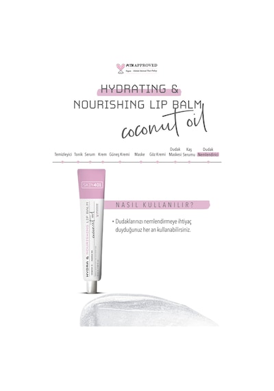 Skin401 Nemlendirici Ve Besleyici Dudak Balmı 15ml