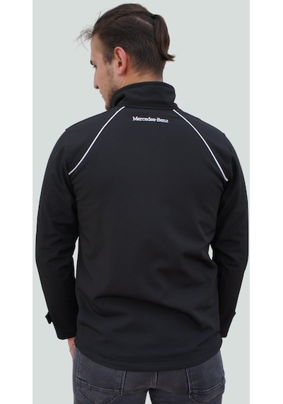 Uniprom Mercedes Mont Softshell Biyeli Model 5 Cepli Likralı Siyah