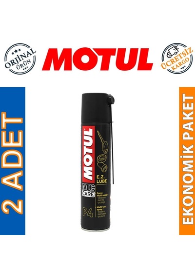 Motul P4 E.Z. Lube 400 Ml Çok Amaçlı Yağlayıcı Sprey 2 Adet