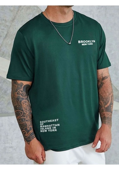 Altamira Erkek Brooklyn Ny Baskılı Tshirt 001
