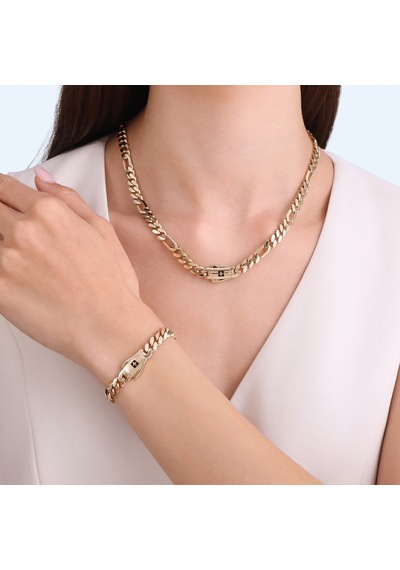 Altınbaş Altınbaş Golden Chain Bileklik Abl0384-y-24737-75mm Çok Renkli