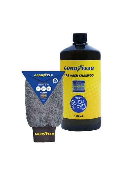 Goodyear Goodyear Oto Şampuan Ve Yıkama Eldiven Seti