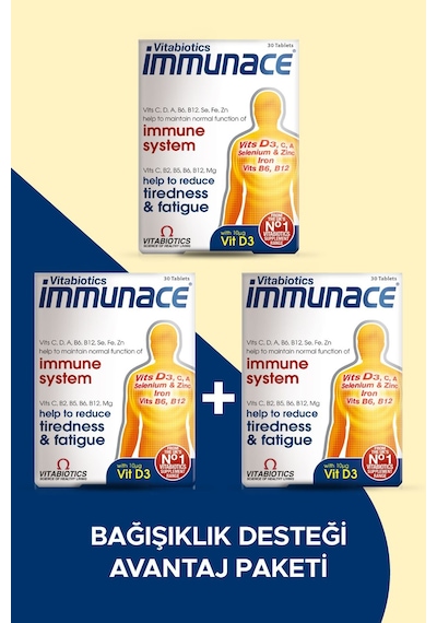 Vitabiotics Immunace 3 x 30 Tablet