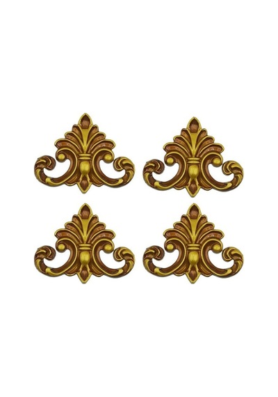 Dekoratif Kahve Eskitme 4'Lu Motif Paketi