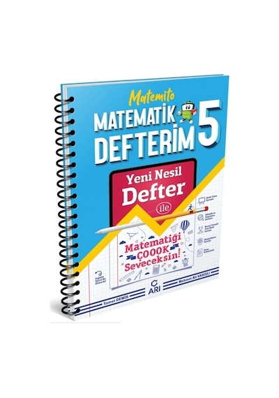 Arı Yayınları 5. Sınıf Matematik Defterim Matemito 0922