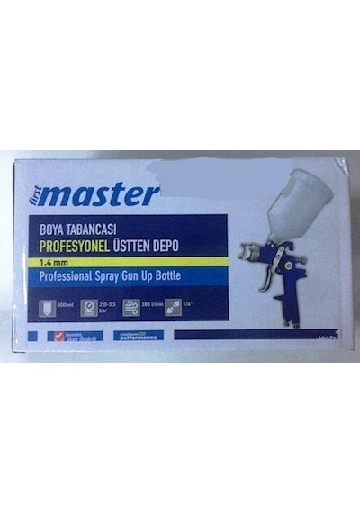 Profesyonel Boya Tabancası Pro Üstten Depo 1.4 MM