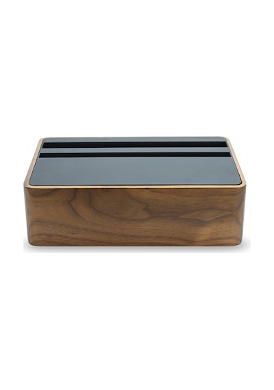 Alldock Wireless Kablosuz Şarj Standı - Ceviz/Siyah