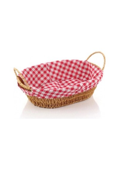 Mien Rattan Oval Sepet 28x20x8.5 Cm Çok Renkli
