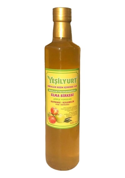 Elma Sirkesi%100 Doğal 500 Ml