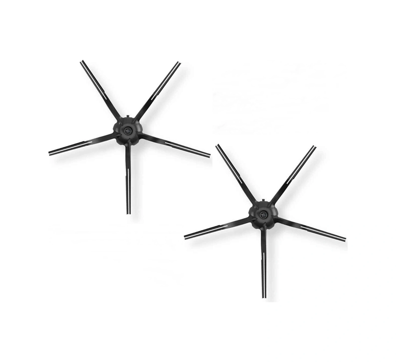 Roborock Q7 Max & Q7 Max Plus Uyumlu 2 Adet Siyah Yan Fırça