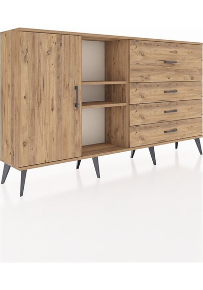 Arges Konsol 4 Raflı 4 Çekmeceli Tek Kapaklı 176x30x99 Çam-çam Atlas Çam - Atlas Çam Arges Konsol 4 Raflı 4 Çekmeceli Tek Kapaklı 176x30x99 Çam-çam Atlas Çam - Atlas Çam