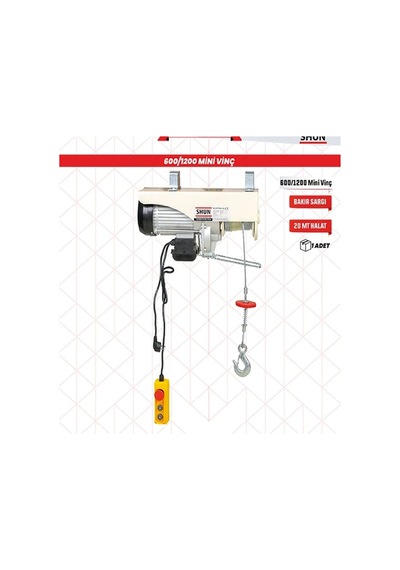 Pa1200 600/1200 Kg Mini Elektrikli Vinç