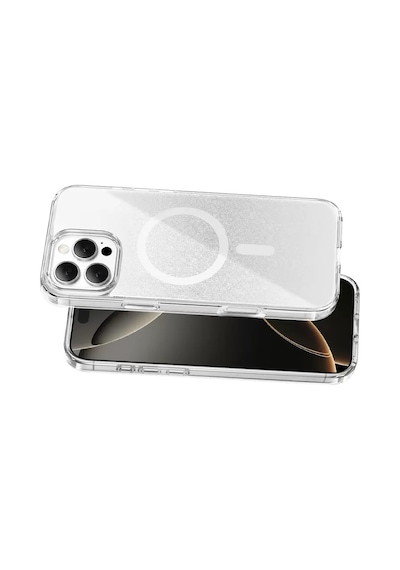 Onegif Apple İphone 16 Pro Max Sora Simli Magsafe Kapak - Beyaz